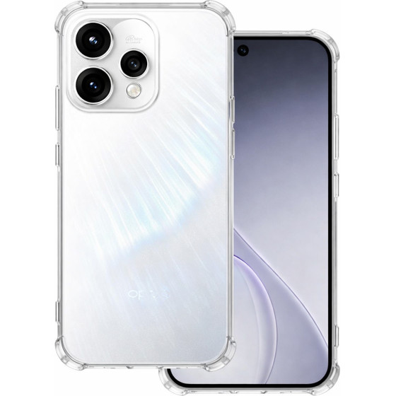 Techsuit - Shockproof Clear Silicone - Oppo Reno15 - Clear
