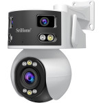 SriHome 8MP Hd MULTI-Lens Super Wide Anlge Panoramic Ptz Outdoor Camera - (SH055B)