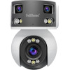 SriHome 8MP Hd MULTI-Lens Super Wide Anlge Panoramic Ptz Outdoor Camera - (SH055B)
