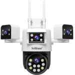 SriHome 8MP QUAD-Lens Ptz Security Camera - (SH066)