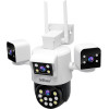 SriHome 8MP QUAD-Lens Ptz Security Camera - (SH066)