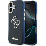 Guess Iml 4G Script Metal Logo Case For Iphone 17 Blue - (GUHCP17S5HC4MLSB)