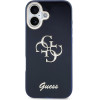 Guess Iml 4G Script Metal Logo Case For Iphone 17 Blue - (GUHCP17S5HC4MLSB)