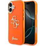 Guess Iml 4G Script Metal Logo Case For Iphone 17 Orange - (GUHCP17S5HC4MLSO)