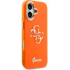 Guess Iml 4G Script Metal Logo Case For Iphone 17 Orange - (GUHCP17S5HC4MLSO)