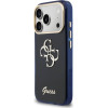 Guess Iml 4G Script Metal Logo Case For Iphone 17 Pro Blue - (GUHCP17L5HC4MLSB)