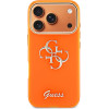 Guess Iml 4G Script Metal Logo Case For Iphone 17 Pro Orange - (GUHCP17L5HC4MLSO)