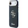 Guess Iml 4G Script Metal Logo Case For Iphone Air Blue - (GUHCP17M5HC4MLSB)