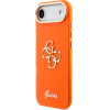 Guess Iml 4G Script Metal Logo Case For Iphone Air Orange - (GUHCP17M5HC4MLSO)