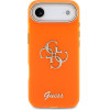 Guess Iml 4G Script Metal Logo Case For Iphone Air Orange - (GUHCP17M5HC4MLSO)