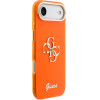 Guess Iml 4G Script Metal Logo Case For Iphone Air Orange - (GUHCP17M5HC4MLSO)