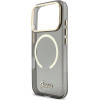 Guess Iml Glitter Script Strap Magsafe Case For Iphone 17 Pro Black - (GUHMP17L5HTGSMSK)