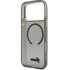 Guess Iml Glitter Script Strap Magsafe Case For Iphone 17 Pro Max Black - (GUHMP17X5HTGSMSK)