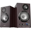 Genius Speakers 2.0 - SP-HF1812BT - 50W RMS, Bluetooth 5.3, Dark Brown - (GENIUS-SP-HF1812BT-DARK)
