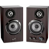 Genius Speakers 2.0 - SP-HF1812BT - 50W RMS, Bluetooth 5.3, Dark Brown - (GENIUS-SP-HF1812BT-DARK)