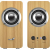Genius Speakers 2.0 - SP-HF400 - 10W RMS, Pine Wood - (GENIUS-SP-HF400-PINE)