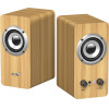 Genius Speakers 2.0 - SP-HF400 - 10W RMS, Pine Wood - (GENIUS-SP-HF400-PINE)