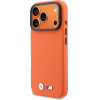 BMW Case M Metal Logo Magsafe For Iphone 17 Pro Orange - (BMHMP17L25PFWKCKO)