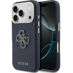 Guess Case Fw Resin Logo For Iphone 17 Pro Max Blue - (GUHCP17X5PS4RGGB)