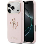 Guess Case Fw Resin Logo For Iphone 17 Pro Max Pink - (GUHCP17X5PS4RGGP)