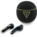 Guess Tws Earphones Gold Line Triangle Black - (GUTWSA15HETK)