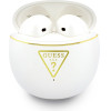 Guess Tws Earphones Gold Line Triangle White - (GUTWSA15HETH)