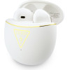Guess Tws Earphones Gold Line Triangle White - (GUTWSA15HETH)