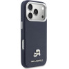 Karl Lagerfeld Case Karl & Choupette Head Pins Saffiano Magsafe For Iphone 17 Pro Blue - (KLHMP17L6PFKCLB)