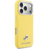 Karl Lagerfeld Case Karl & Choupette Head Pins Saffiano Magsafe For Iphone 17 Pro Yellow - (KLHMP17L6PFKCLY)