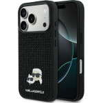 Karl Lagerfeld Case Rhinestones Karl&Choupette Pin For Iphone 17 Pro Black - (KLHCP17L6PRKCLK)