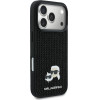 Karl Lagerfeld Case Rhinestones Karl&Choupette Pin For Iphone 17 Pro Black - (KLHCP17L6PRKCLK)