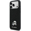 Karl Lagerfeld Case Rhinestones Karl&Choupette Pin For Iphone 17 Pro Max Black - (KLHCP17X6PRKCLK)