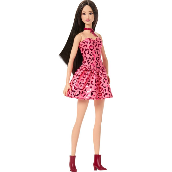 Mattel Barbie: Style Basic Series - Barbie Fashionista - Leopard Dress (JJN59)