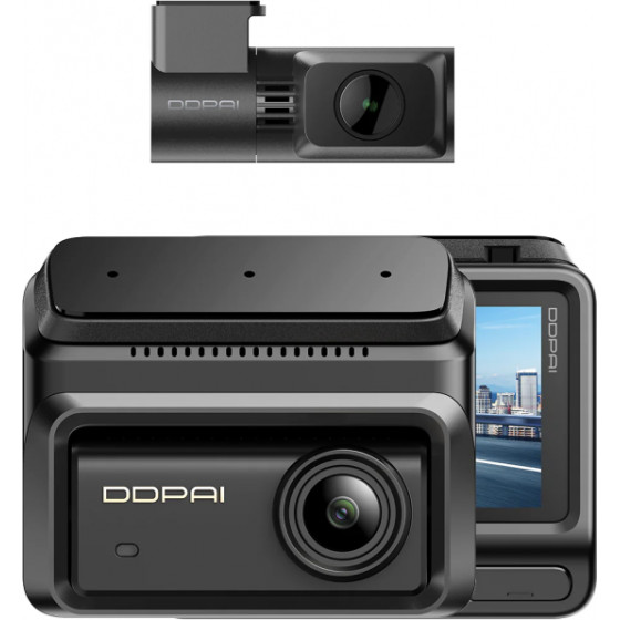 DDPAI Dash + Rear Camera Z90 Dual, 4K, 64Gb, Wi-Fi, GPS, 3iNch LCD, Black - (6934915205820)