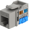 Goobay Keystone Module RJ45 Cat 6A, UTP, Slim & Short - (77951)