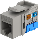 Goobay Keystone Module RJ45 Cat 6A, UTP, Slim & Short - (77951)