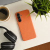 Case Kevlar Compatible With Magsafe For Samsung A57 Cosmic Orange OEM