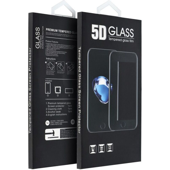 5D Full Glue Tempered Glass - For Xiaomi Redmi Note 15 Pro 4G Black OEM