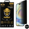 Idol 1991 Tempered Glass Iphone 17e 6.1'' 9H 0.25mm Privacy Antispy Semi Curved Full Glue BLACK