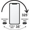 Idol 1991 Tempered Glass Iphone 17e 6.1'' 9H 0.25mm Privacy Antispy Semi Curved Full Glue BLACK