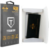 Idol 1991 Tempered Glass Iphone 17e 6.1'' 9H 0.25mm Titanium Semi Curved Full Glue BLACK