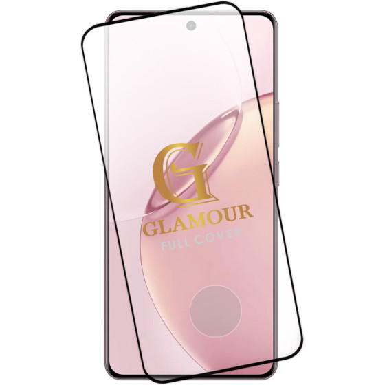 Idol 1991 Tempered Glass Realme 16 Pro Plus 6.8'' 9H 0.30mm Glamour Full Cover 3D Edge Glue Finger Unlock BLACK