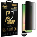 Idol 1991 Tempered Glass Samsung A57 5G 6.7'' 9H 0.25mm Premium Privacy Antispy Semi Curved Full Glue BLACK