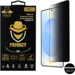 Idol 1991 Tempered Glass Samsung S26 5G 6.3'' 9H 0.25mm Privacy Antispy 3D Semi Curved Edge Glue Finger Unlock BLACK