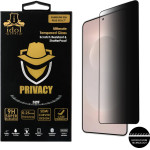 Idol 1991 Tempered Glass Samsung S26 Plus 5G 6.7'' 9H 0.25mm Privacy Antispy 3D Semi Curved Edge Glue Finger Unlock BLACK