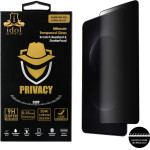 Idol 1991 Tempered Glass Samsung S26 Ultra 5G 6.9'' 9H 0.25mm Privacy Antispy 3D Semi Curved Edge Glue Finger Unlock BLACK