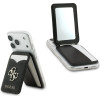 GUESS PU 4G Mirror MagSafe Cardslot Stand Black - (GUWMSMIP4GK)
