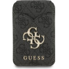GUESS PU 4G Mirror MagSafe Cardslot Stand Black - (GUWMSMIP4GK)