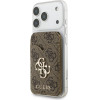 GUESS PU 4G Mirror MagSafe Cardslot Stand Brown - (GUWMSMIP4GW)