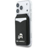 Karl Lagerfeld Mirror MagSafe Cardslot Stand Black - (KLWMSMPGKCHPK)